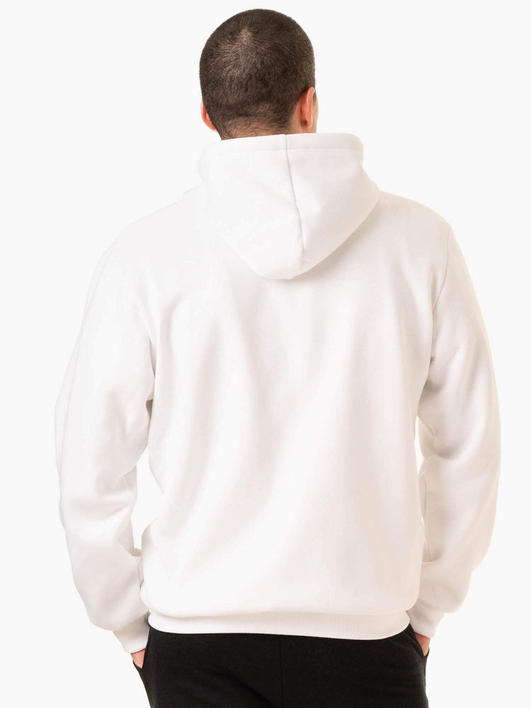 Ryderwear Essential Zip Up Jacket Biele | RGOPK7620