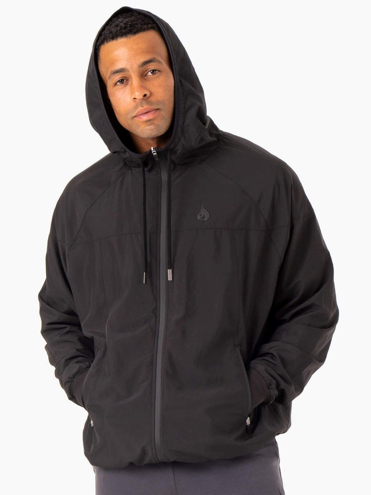Ryderwear Optimal Windbreaker Jacket Čierne | ZMSWF6504
