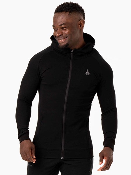 Ryderwear Critical Zip Up Hoodie Čierne | VLQME4071