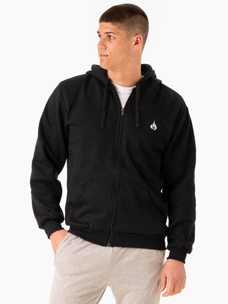 Ryderwear Essential Zip Up Jacket Čierne | QRHNC9563