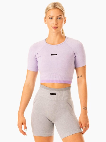 Ryderwear Excel Seamless T-Shirt Lavendel | GHOTP6039