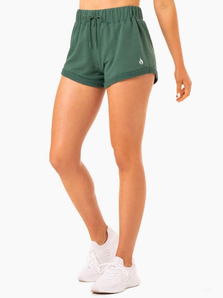 Ryderwear Off Duty Fleece Shorts Zelene | MUTWP5728