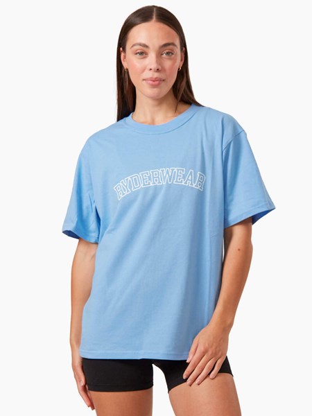 Ryderwear Oversized T-Shirt Modre | ORYSF2910