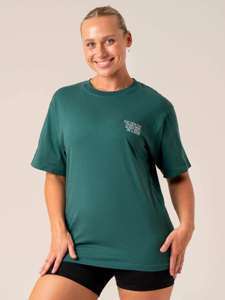 Ryderwear Wellness T-Shirt Zelene | UXSLE0816
